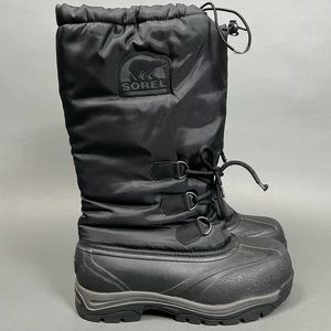 Sorel Mens (10) Black Winter Snow Boots